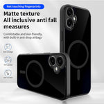 Samsung Galaxy A06 5G Magnetiskt Skal Skin Touch Matt Genomskinlig PC + TPU Fallskyddande mobilskal