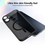 Samsung Galaxy A06 5G Magnetiskt Skal Skin Touch Matt Genomskinlig PC + TPU Fallskyddande mobilskal