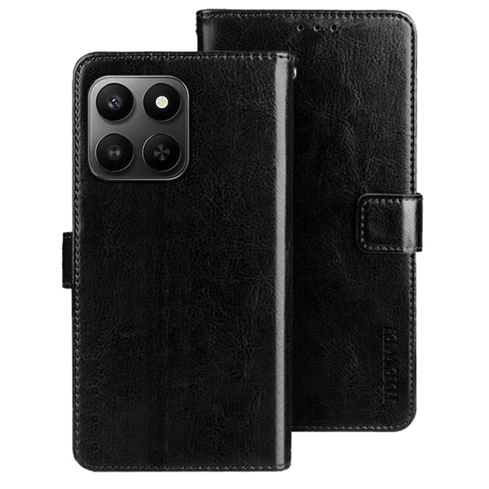 IDEWEI For Honor 400 Smart 5G / X7d 4G Stand Case Crazy Horse Texture Leather Phone Cover