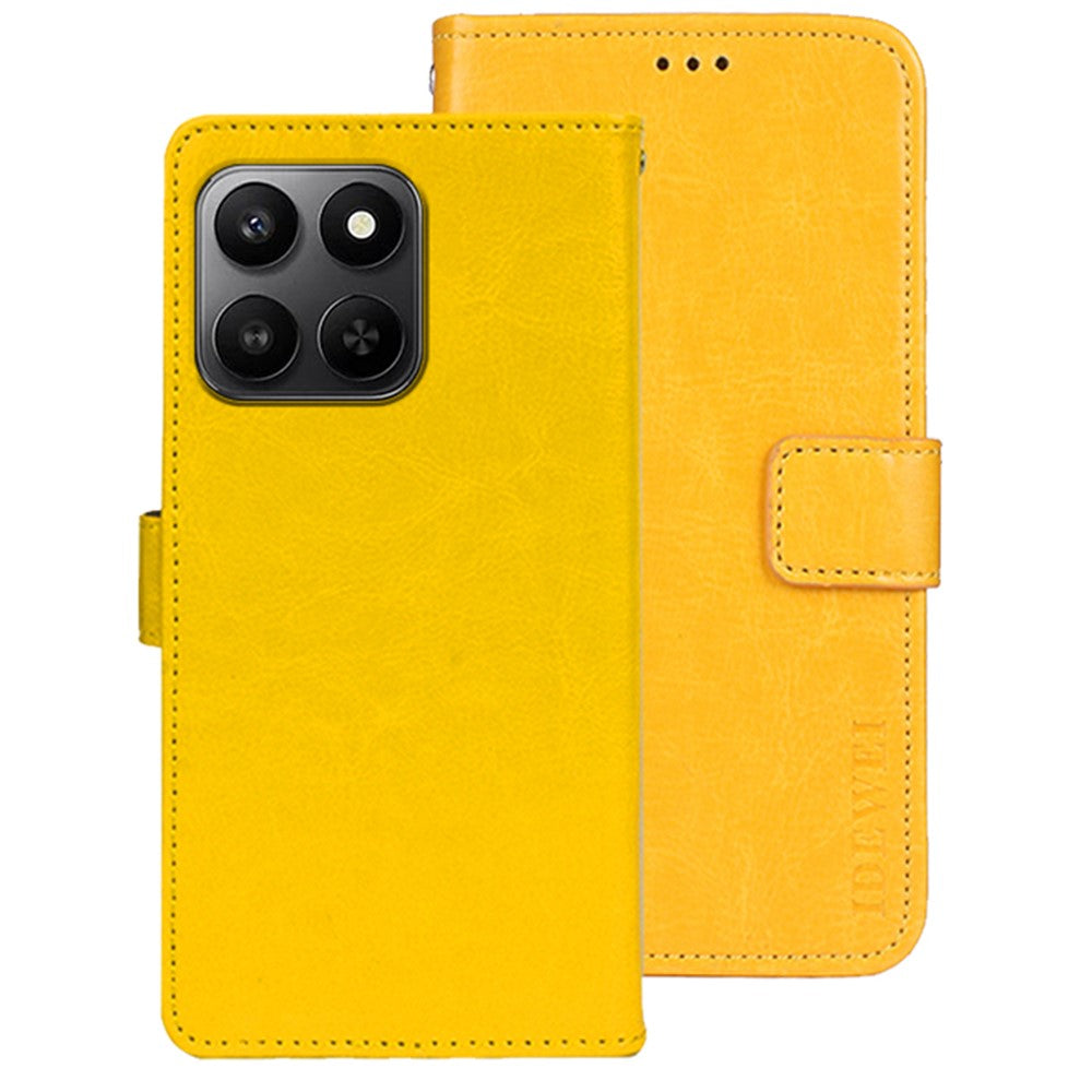 IDEWEI For Honor 400 Smart 5G / X7d 4G Stand Case Crazy Horse Texture Leather Phone Cover