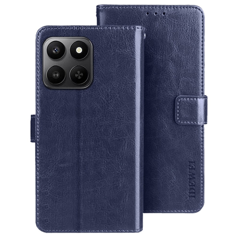 IDEWEI For Honor 400 Smart 5G / X7d 4G Stand Case Crazy Horse Texture Leather Phone Cover