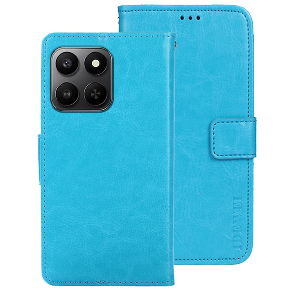 IDEWEI For Honor 400 Smart 5G / X7d 4G Stand Case Crazy Horse Texture Leather Phone Cover