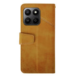 IDEWEI Leather  Case for Honor 400 Smart 5G / 400 Smart 4G / X7d 4G Wallet Phone Cover Stand Calf Texture