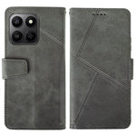 IDEWEI Leather  Case for Honor 400 Smart 5G / 400 Smart 4G / X7d 4G Wallet Phone Cover Stand Calf Texture