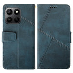 IDEWEI Leather  Case for Honor 400 Smart 5G / 400 Smart 4G / X7d 4G Wallet Phone Cover Stand Calf Texture