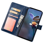 IDEWEI For Honor 400 Smart 5G Case Wallet Leather Phone Cover Crazy Horse Texture