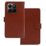 IDEWEI For Honor 400 Smart 5G Case Wallet Leather Phone Cover Crazy Horse Texture