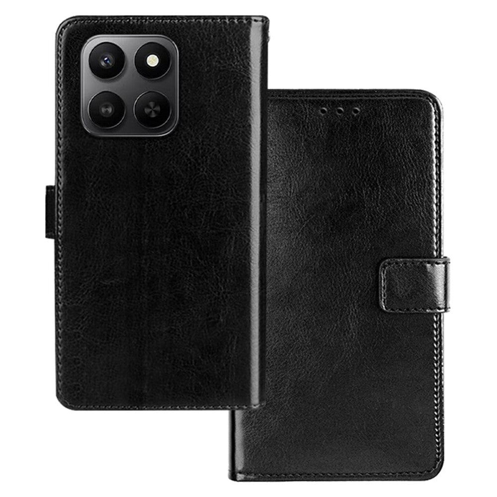 IDEWEI For Honor 400 Smart 5G Case Wallet Leather Phone Cover Crazy Horse Texture