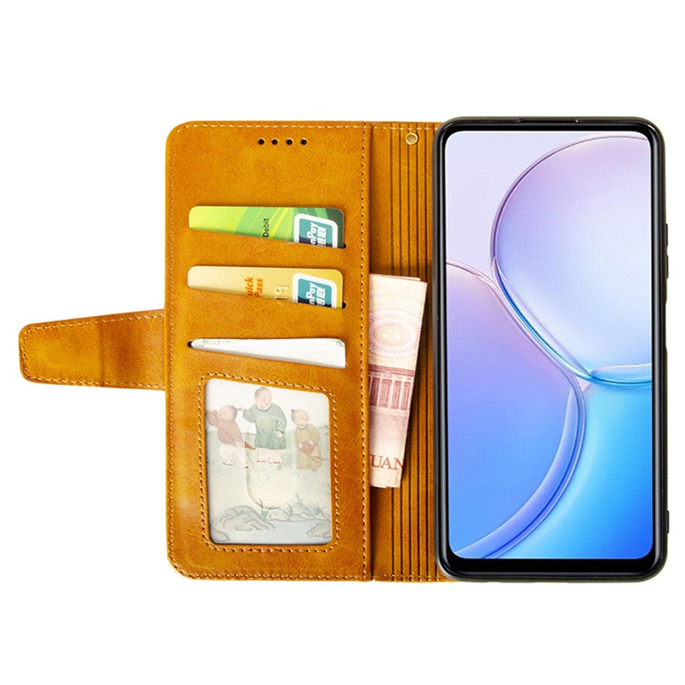 IDEWEI For Honor Play10 4G Case Leather Wallet Phone Cover Stand Calf Texture