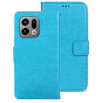 IDEWEI For Oppo Find X9 5G Stand Case Crazy Horse Texture Leather Phone Cover