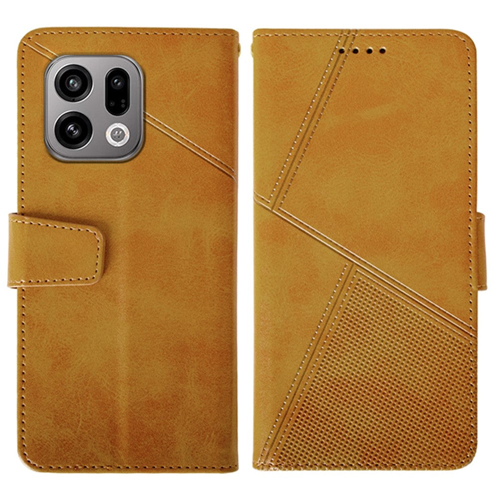 IDEWEI For Oppo Find X9 5G Case Leather Wallet Phone Cover Stand Calf Texture