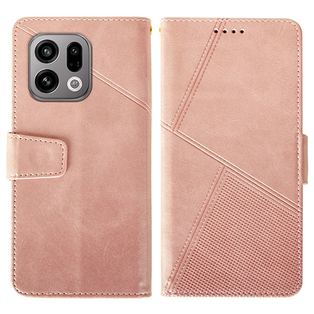 IDEWEI For Oppo Find X9 5G Case Leather Wallet Phone Cover Stand Calf Texture