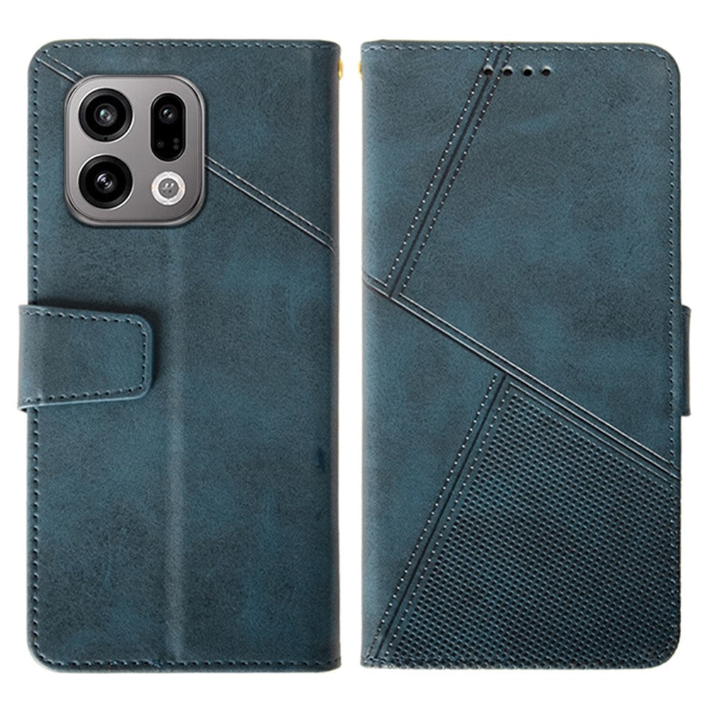 IDEWEI For Oppo Find X9 5G Case Leather Wallet Phone Cover Stand Calf Texture