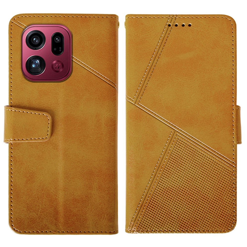 IDEWEI For Oppo Find X9 Pro 5G Case Leather Wallet Phone Cover Stand Calf Texture