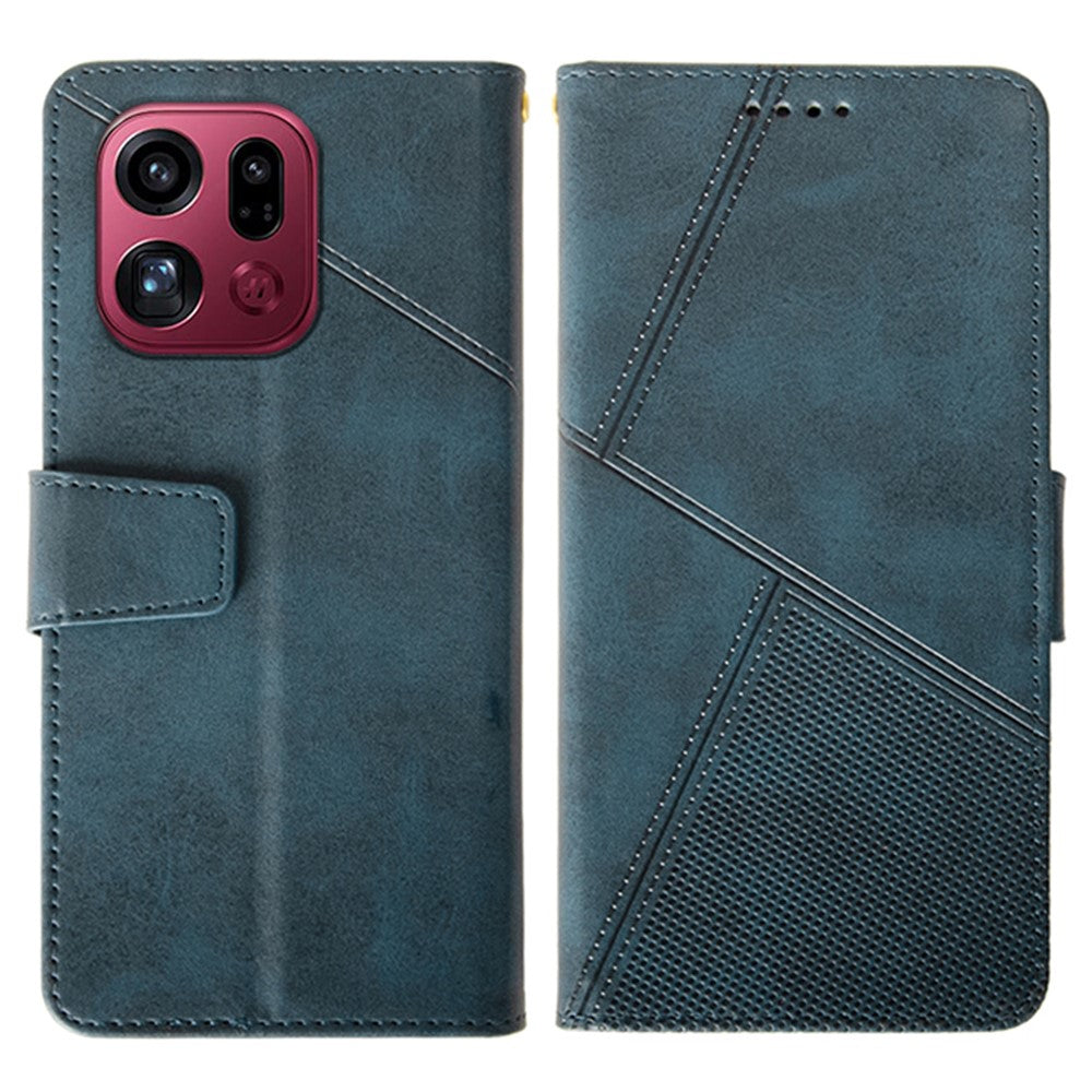 IDEWEI For Oppo Find X9 Pro 5G Case Leather Wallet Phone Cover Stand Calf Texture