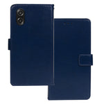 IDEWEI For Samsung Galaxy A08 5G / A08 4G / A07 5G / A07 4G Case Wallet Leather Phone Cover Crazy Horse Texture