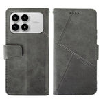 IDEWEI För Xiaomi Redmi K90 5G / Poco F8 Pro 5G Skal Läder Plånboksfodral mobilfodral Stativ Kalvstruktur