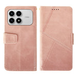 IDEWEI För Xiaomi Redmi K90 5G / Poco F8 Pro 5G Skal Läder Plånboksfodral mobilfodral Stativ Kalvstruktur