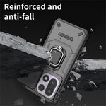 For OnePlus 15 5G Case PC + TPU Kickstand Phone Protector with Lens Cover