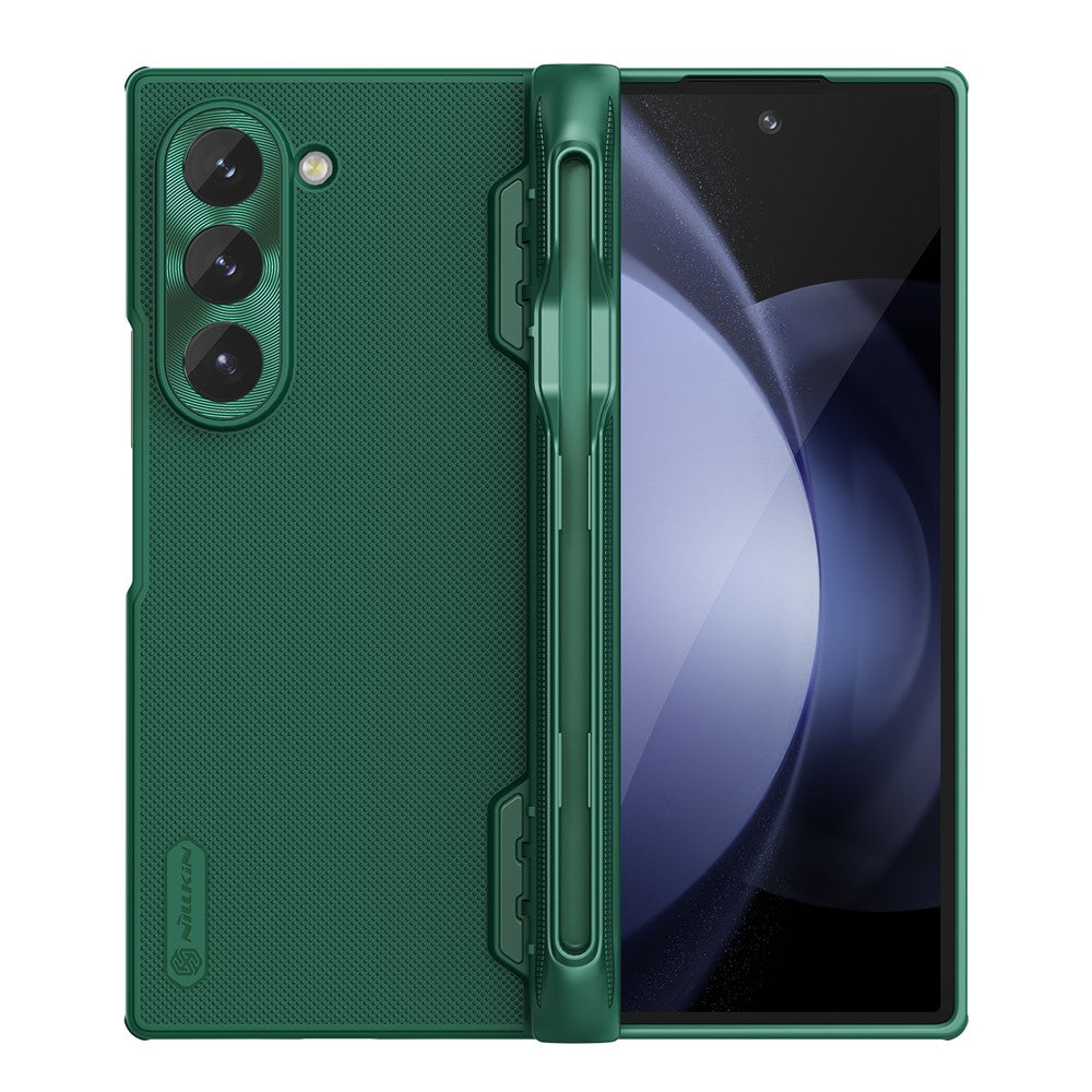 NILLKIN Super Frosted Shield Fold til Samsung Galaxy Z Fold6 5G Cover PC Mat Telefoncover med Penneholder