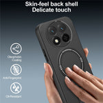 Skin Touch Kickstand Case for Honor X60 Pro 5G  /  X9c 5G  /  Magic7 Lite 5G PC + TPU Phone Cover Support Magnetic Car Mount