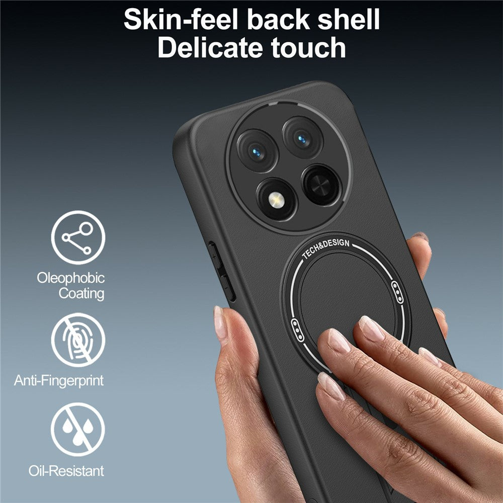 Skin Touch Kickstand Case for Honor X60 Pro 5G  /  X9c 5G  /  Magic7 Lite 5G PC + TPU Phone Cover Support Magnetic Car Mount