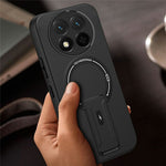 Skin Touch Kickstand Case for Honor X60 Pro 5G  /  X9c 5G  /  Magic7 Lite 5G PC + TPU Phone Cover Support Magnetic Car Mount