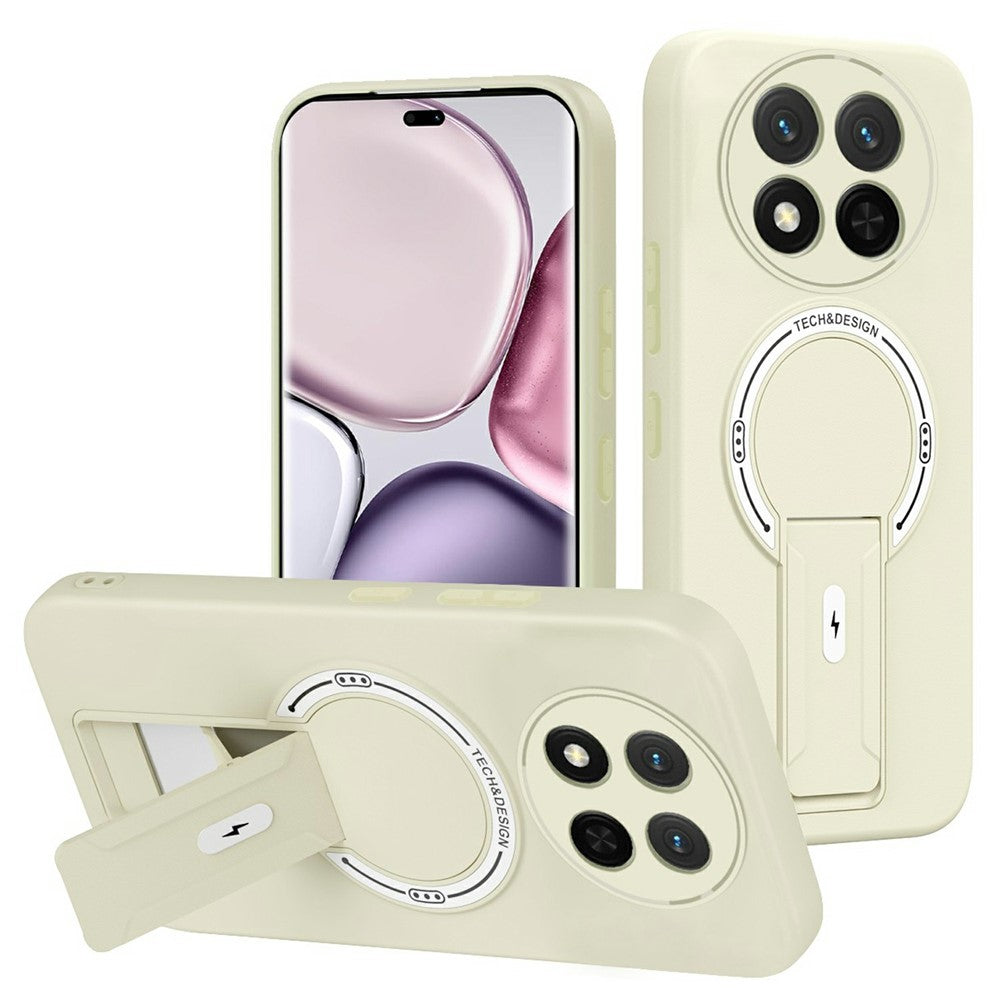 Skin Touch Kickstand Case for Honor X60 Pro 5G  /  X9c 5G  /  Magic7 Lite 5G PC + TPU Phone Cover Support Magnetic Car Mount
