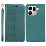 For Oppo Find X9 Pro 5G Wallet Phone Case Checkered Pattern Imprint Leather Flip Cover with Wrist Strap