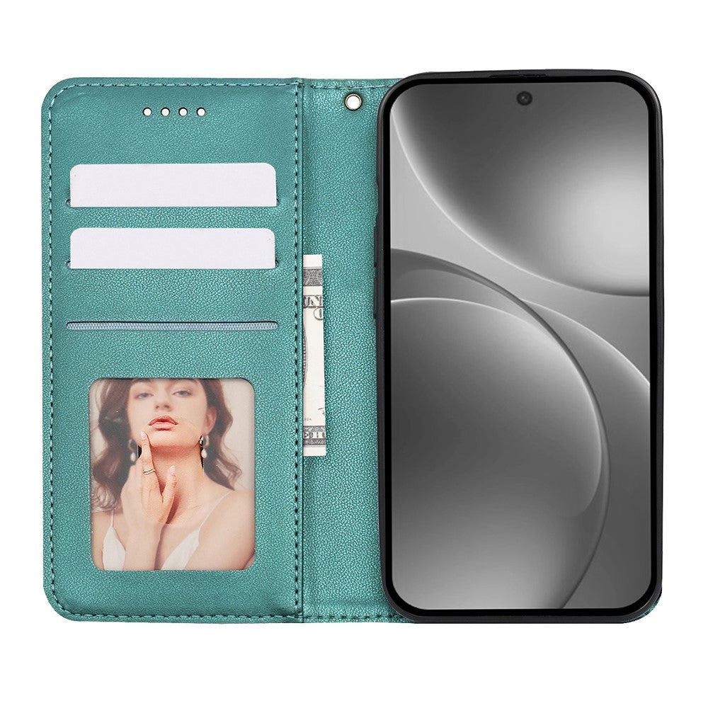 For Oppo Find X9 Pro 5G Wallet Phone Case Checkered Pattern Imprint Leather Flip Cover with Wrist Strap