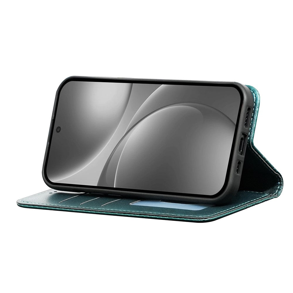 For Oppo Find X9 Pro 5G Wallet Phone Case Checkered Pattern Imprint Leather Flip Cover with Wrist Strap