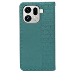 For Oppo Find X9 Pro 5G Wallet Phone Case Checkered Pattern Imprint Leather Flip Cover with Wrist Strap