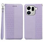 For Oppo Find X9 Pro 5G Wallet Phone Case Checkered Pattern Imprint Leather Flip Cover with Wrist Strap