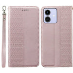 For Honor Play10 4G (Global) Wallet Phone Case Checkered Pattern Imprint Leather Flip Cover with Wrist Strap