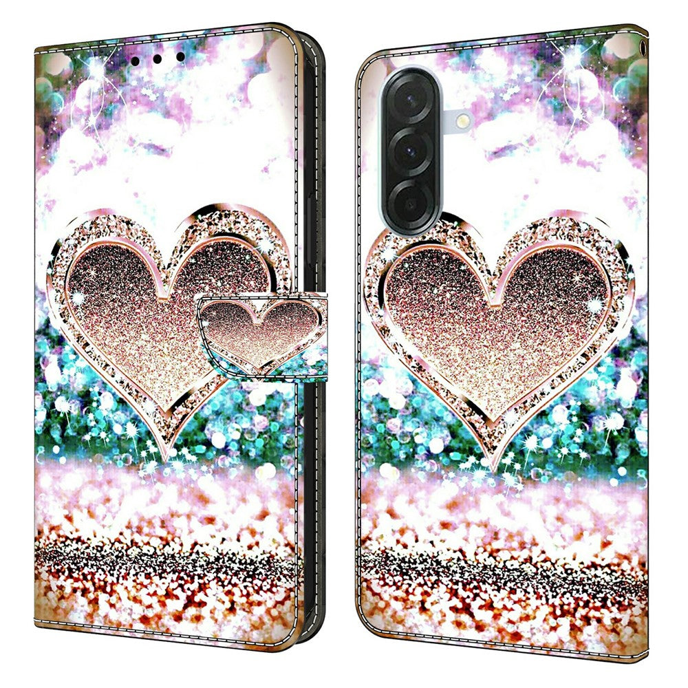 For Samsung Galaxy A37 5G Case 3D Pattern PU Leather Wallet Phone Cover with Stand