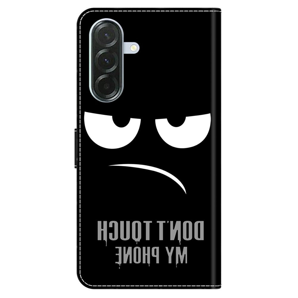 Telefoncover til Samsung Galaxy A57 5G, magnetisk lukning, 3D mønster, læderpung-cover