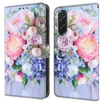 Telefoncover til Samsung Galaxy A57 5G, magnetisk lukning, 3D mønster, læderpung-cover
