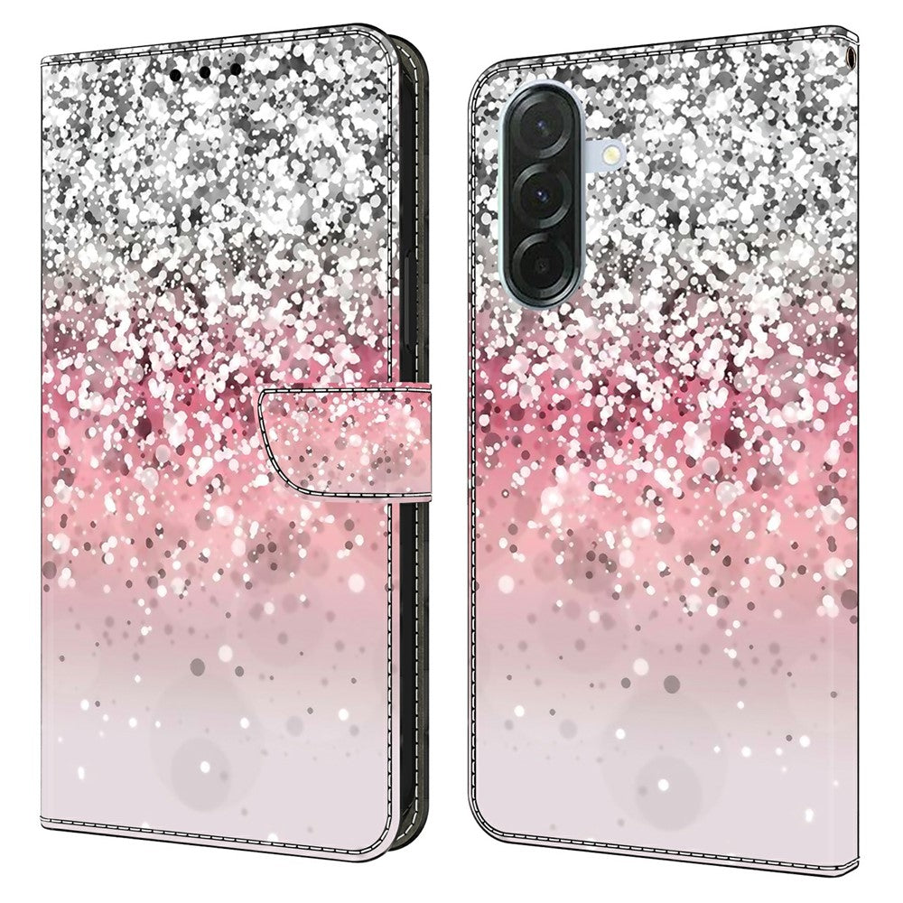 Telefoncover til Samsung Galaxy A57 5G, magnetisk lukning, 3D mønster, læderpung-cover