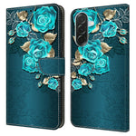 Telefoncover til Samsung Galaxy A57 5G, magnetisk lukning, 3D mønster, læderpung-cover