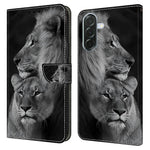 Telefoncover til Samsung Galaxy A57 5G, magnetisk lukning, 3D mønster, læderpung-cover