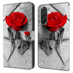 Telefoncover til Samsung Galaxy A57 5G, magnetisk lukning, 3D mønster, læderpung-cover