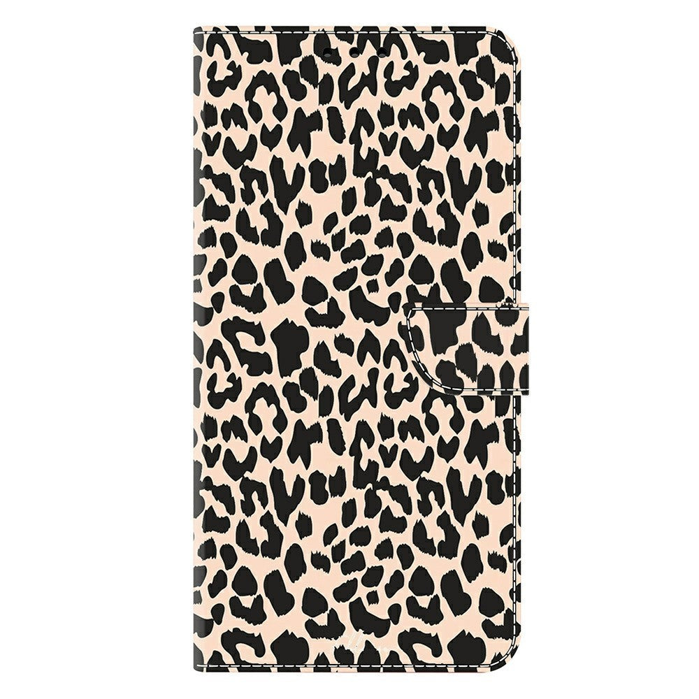 For Samsung Galaxy A57 5G Case with Card Slot Pattern Printed TPU + PU Leather Flip Phone Cover