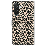 For Samsung Galaxy A57 5G Case with Card Slot Pattern Printed TPU + PU Leather Flip Phone Cover