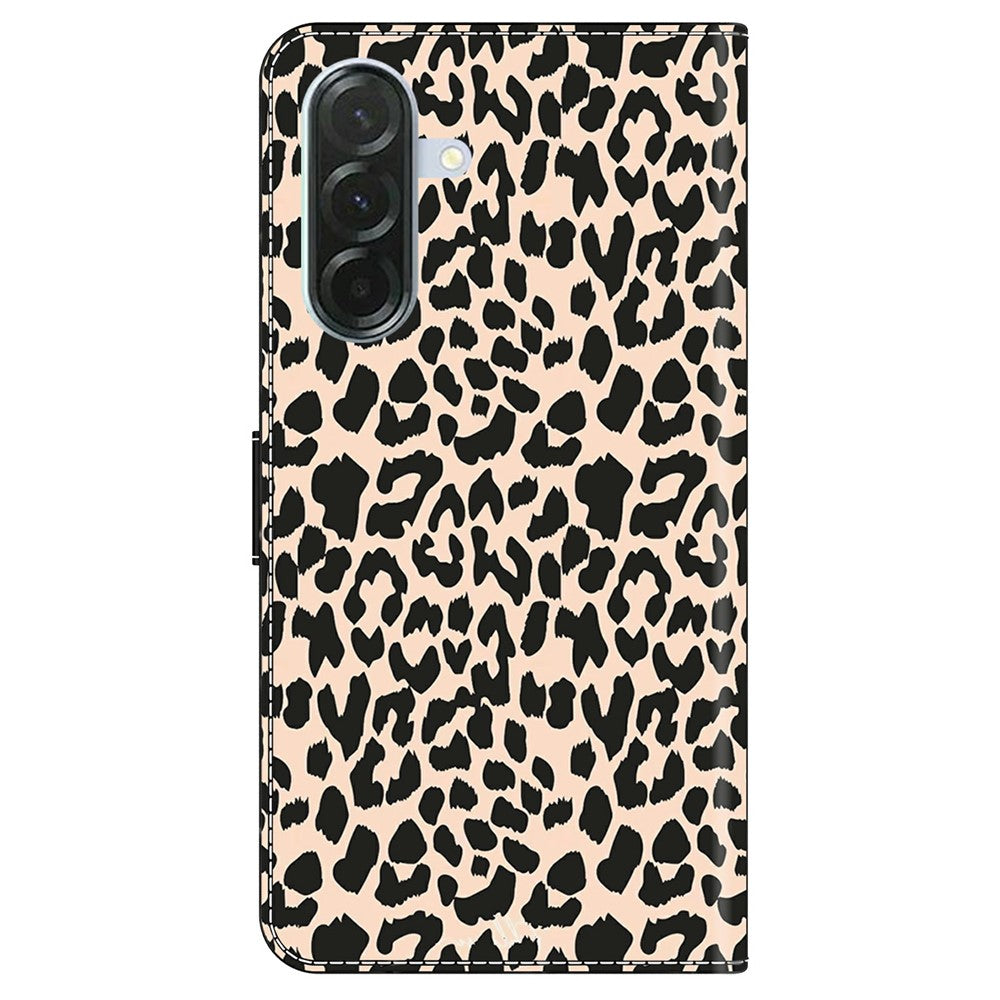 For Samsung Galaxy A57 5G Case with Card Slot Pattern Printed TPU + PU Leather Flip Phone Cover