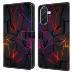 For Samsung Galaxy A57 5G Case with Card Slot Pattern Printed TPU + PU Leather Flip Phone Cover