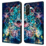 For Samsung Galaxy A57 5G Case with Card Slot Pattern Printed TPU + PU Leather Flip Phone Cover