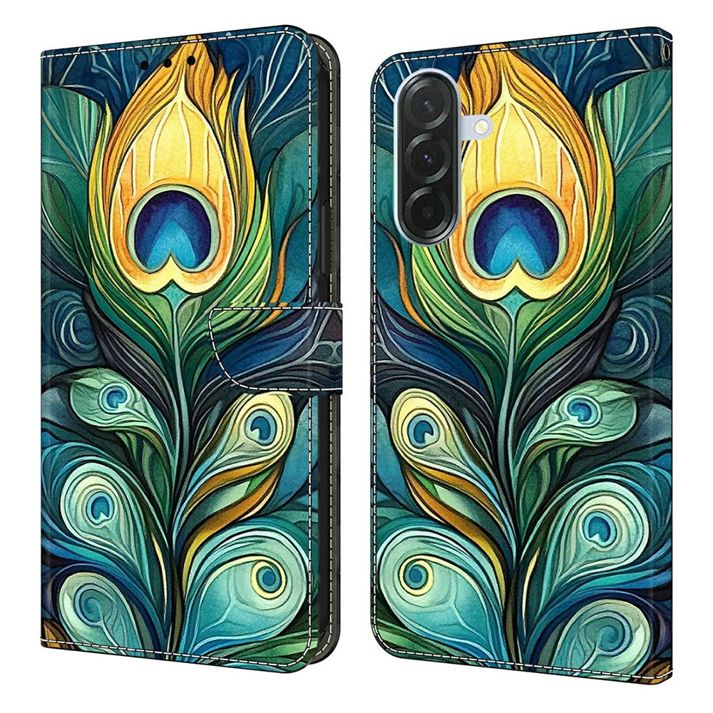 For Samsung Galaxy A57 5G Leather Case Pattern Printing Wallet Stand Flip Phone Cover