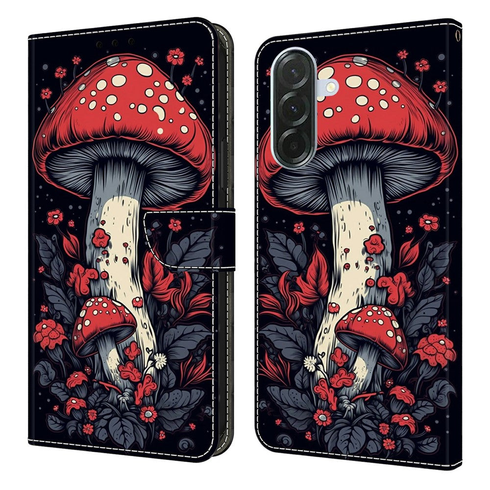 For Samsung Galaxy A57 5G Leather Case Pattern Printing Wallet Stand Flip Phone Cover