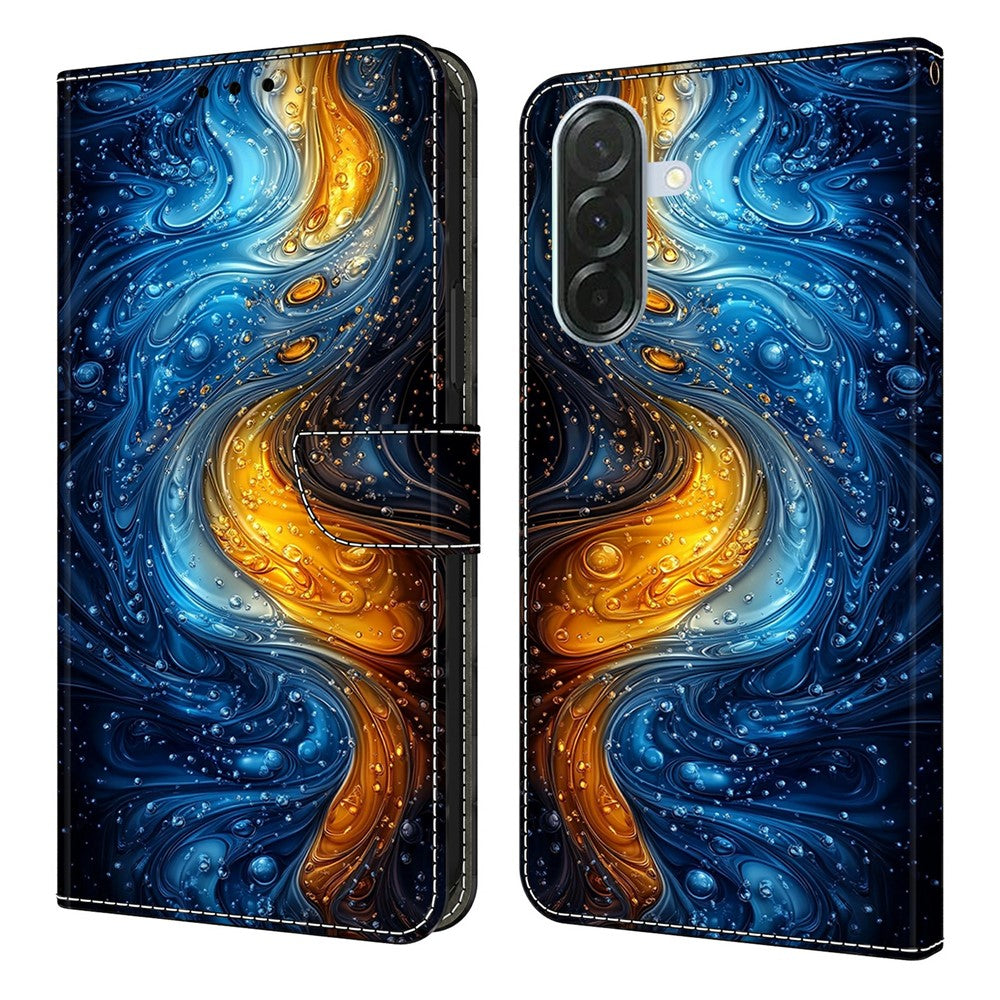 For Samsung Galaxy A57 5G Leather Case Pattern Printing Wallet Stand Flip Phone Cover