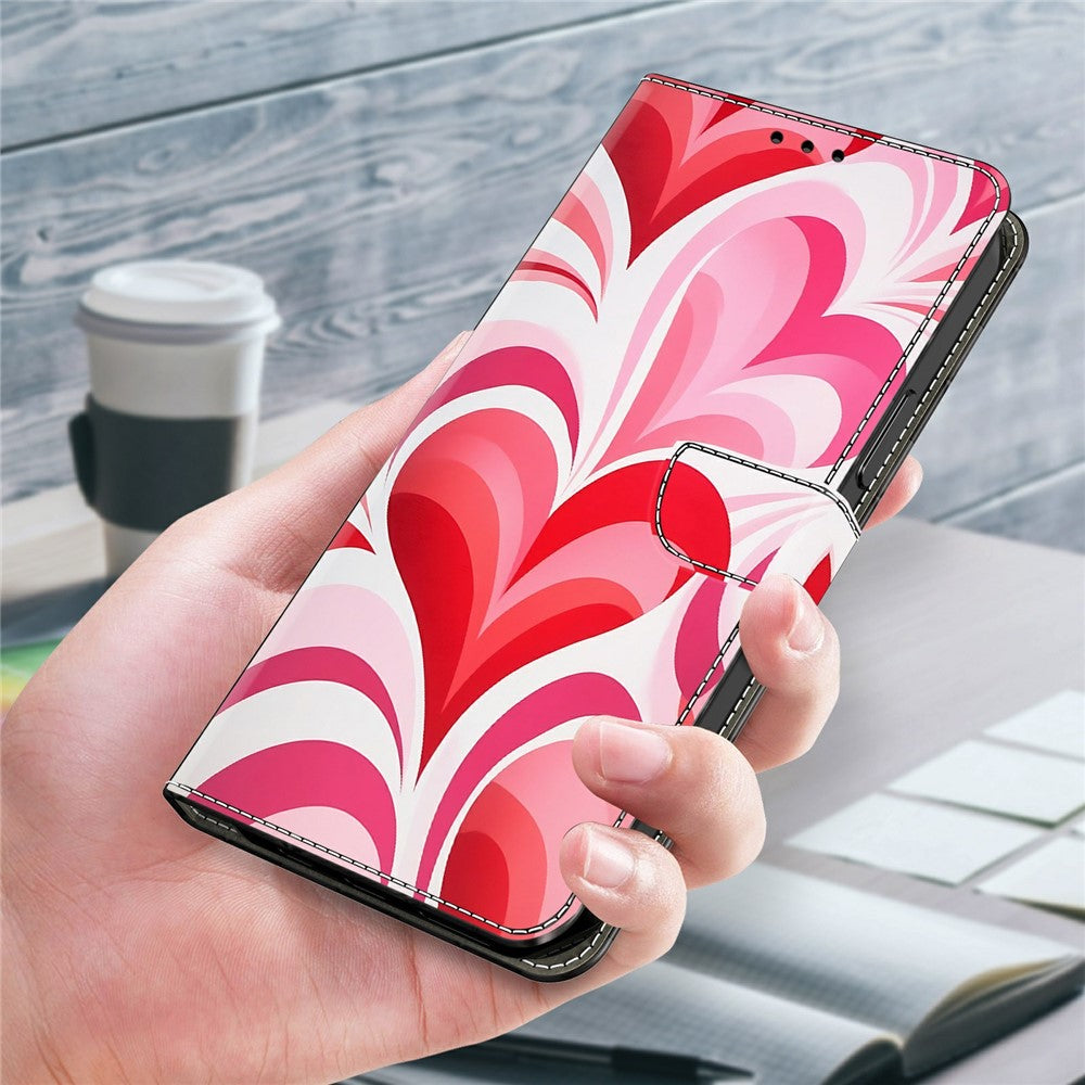 Til Samsung Galaxy A37 5G Etui Pung Stativ Mønsterprint PU Læder Flip Telefoncover